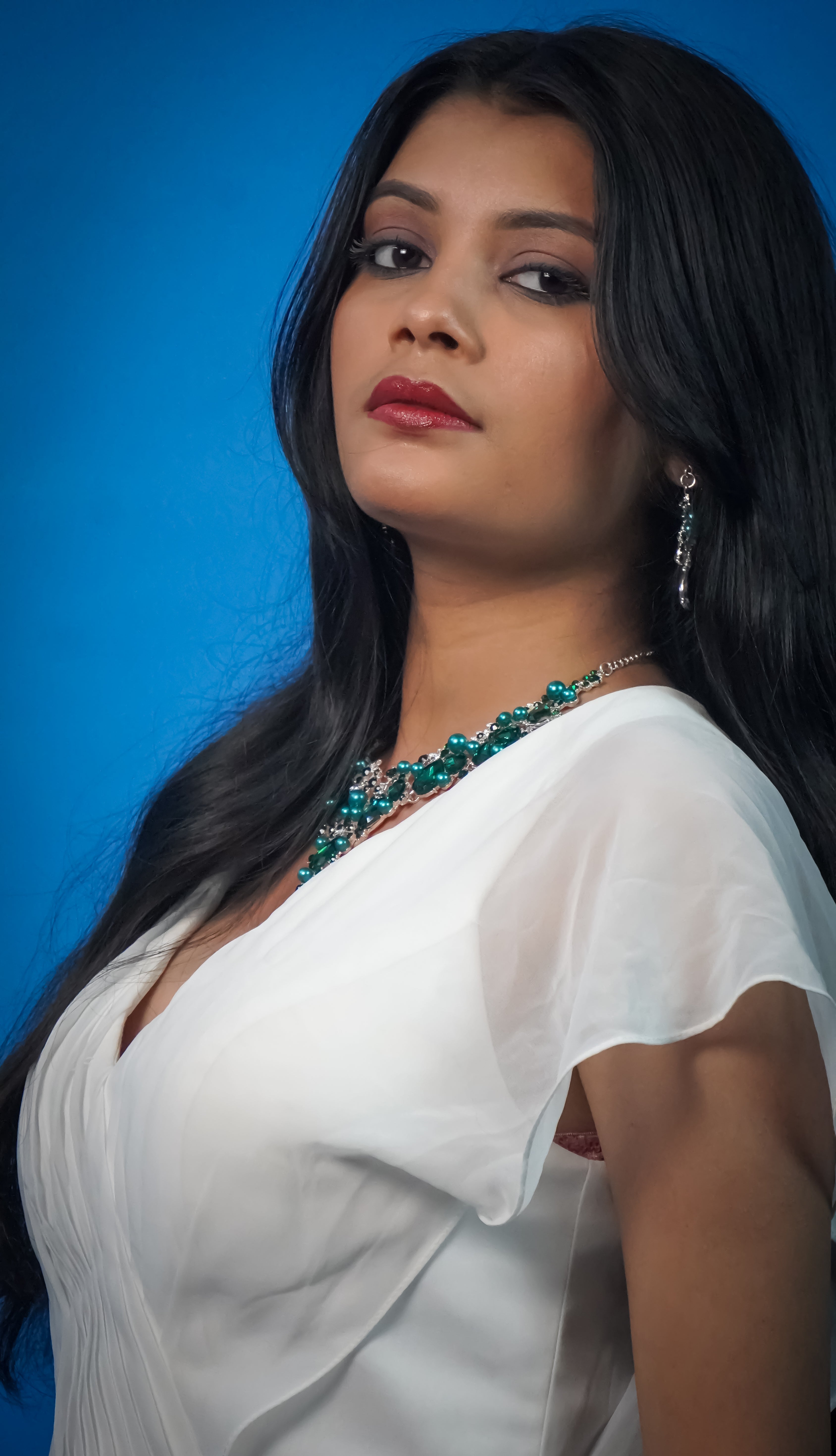 Imperial Verde Crystal Necklace & Earrings Set | Lunarosa Jewellery