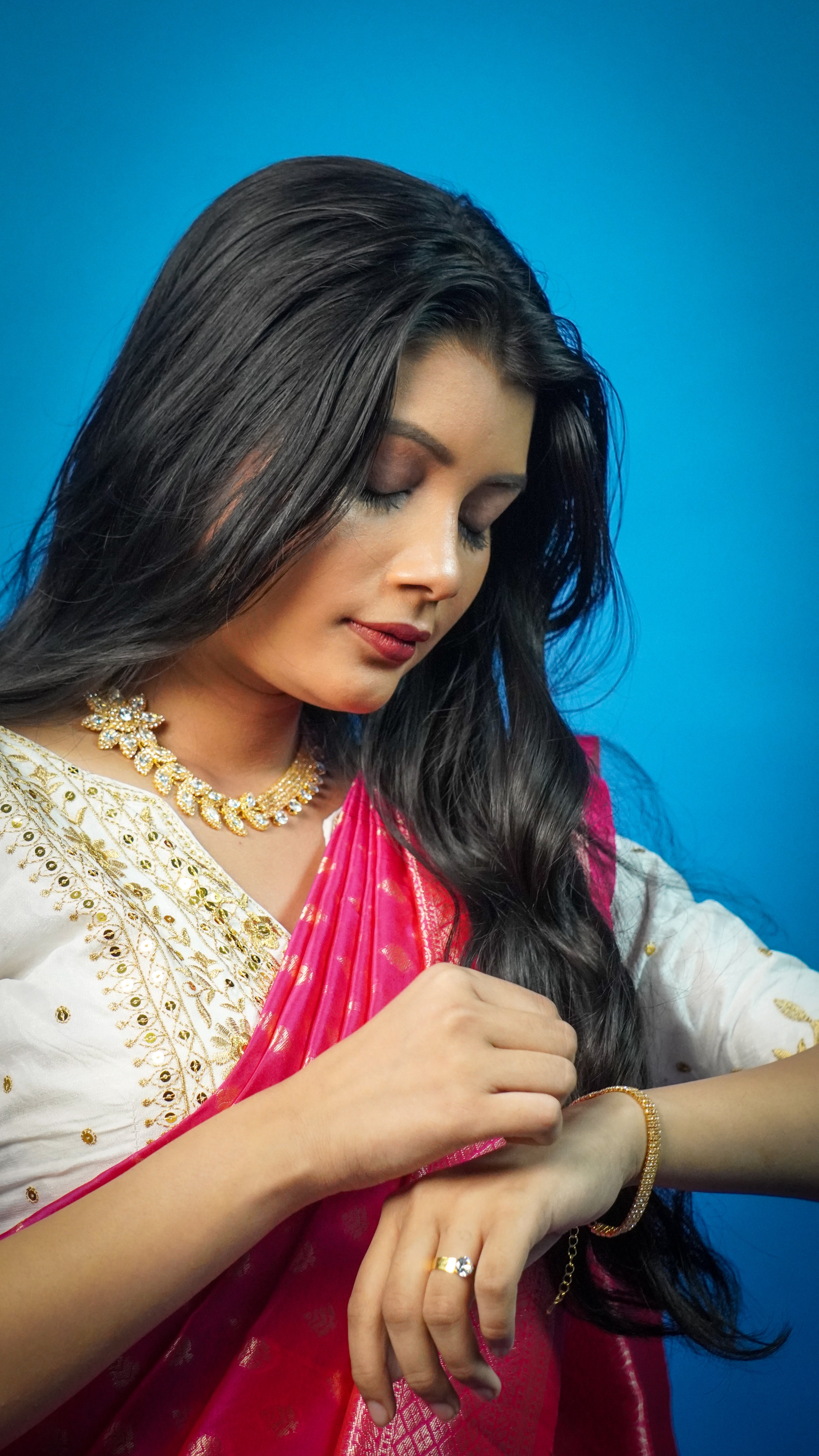 Estate Classic 24K Gold Plated Crystal 4-Piece Jewellery Set | Lunarosa